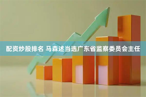 配资炒股排名 马森述当选广东省监察委员会主任