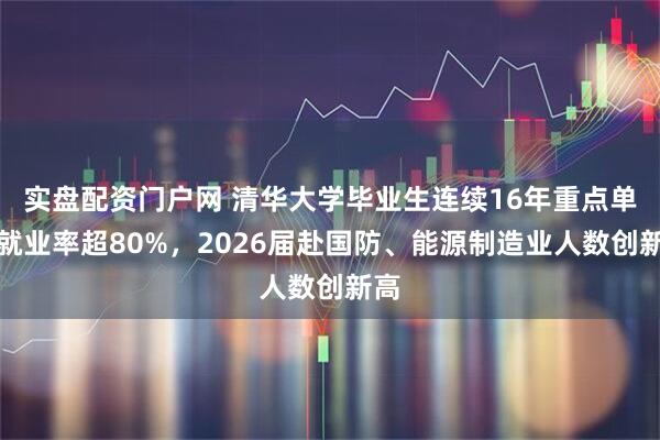 实盘配资门户网 清华大学毕业生连续16年重点单位就业率超80%，2026届赴国防、能源制造业人数创新高